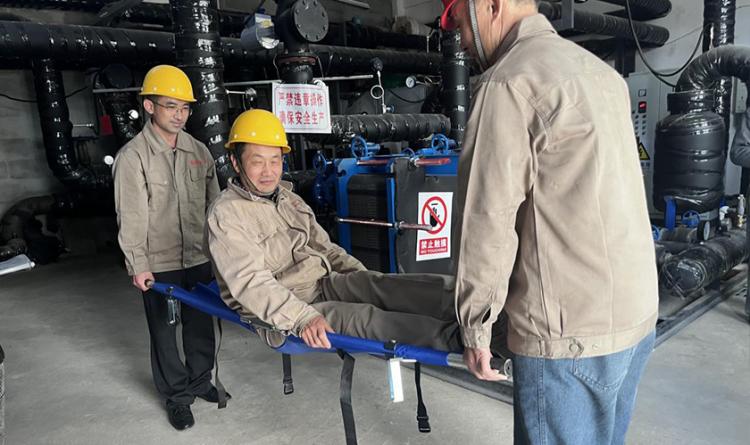 泰安市眾陽(yáng)熱力有限公司 組織開(kāi)展機(jī)械傷害專(zhuān)項(xiàng)應(yīng)急預(yù)案演練工作